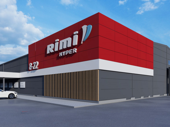 Реконструкция торгового центра RIMI, улица Милгравья 14, Рига