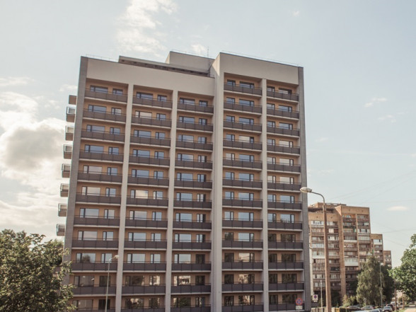 Daudzdzīvokļu dzīvojamās mājas pārbūve Aviācija iela 2E, Rīga